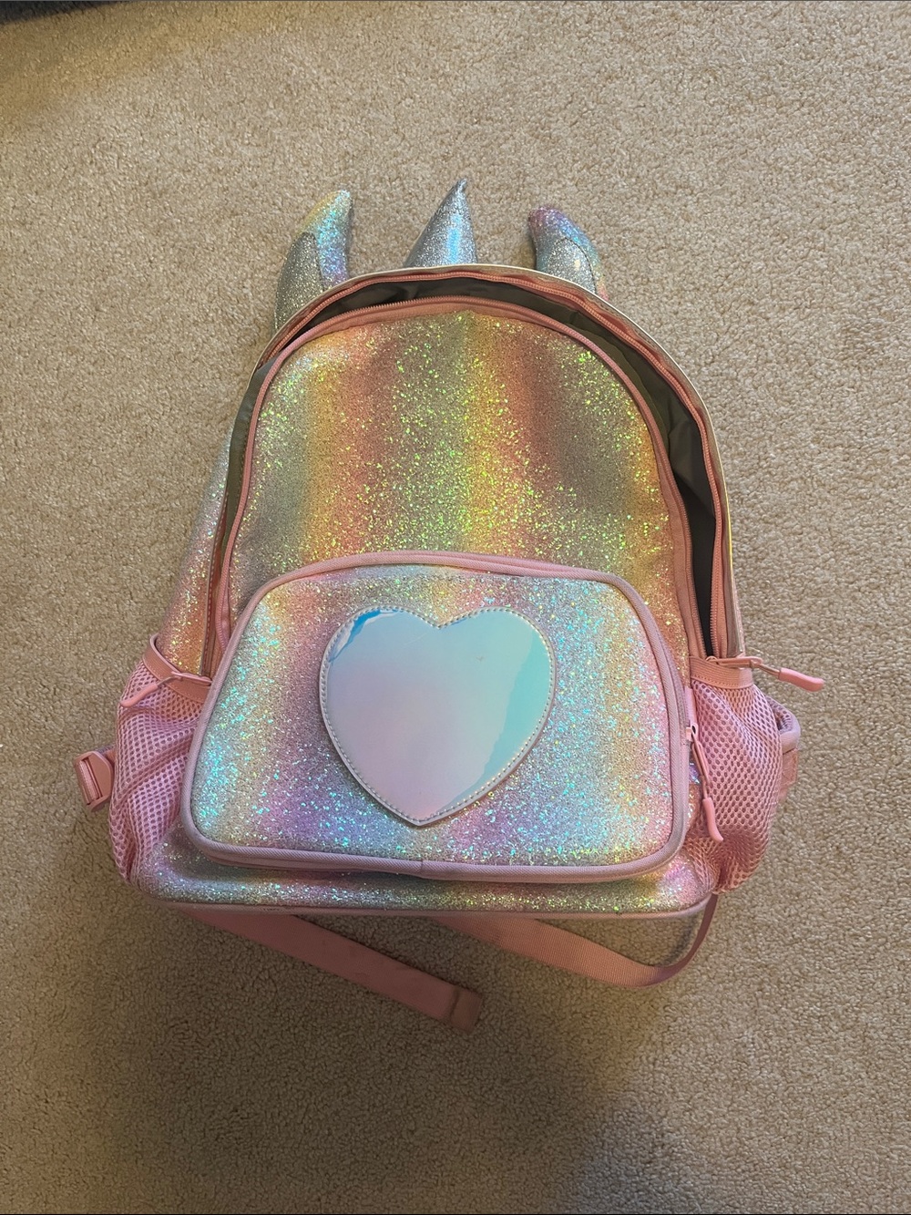 Sparkly unicorn backpack